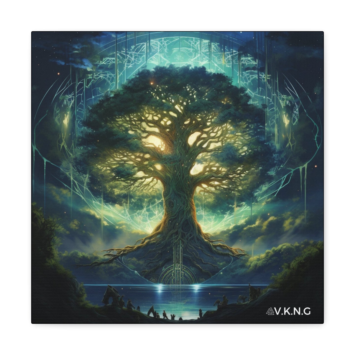 Printify Canvas 1:1 Yggdrasil Design