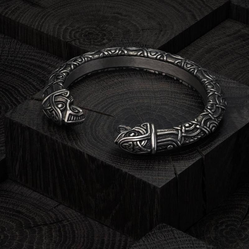 vkngjewelry Bracelet Hugin & Munin Torc Armring