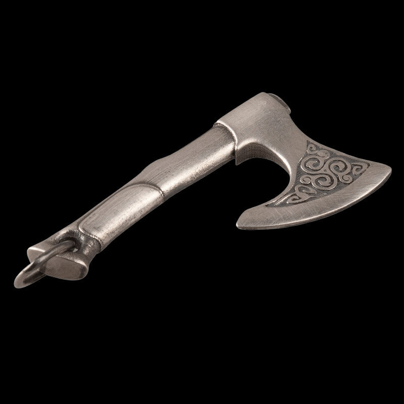 vkngjewelry Pendant Handcrafted Celtic Axe Silver Pendant