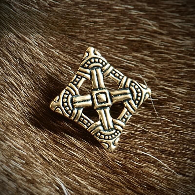 vkngjewelry brooch Diamond-Shaped Brooch from Uppåkra