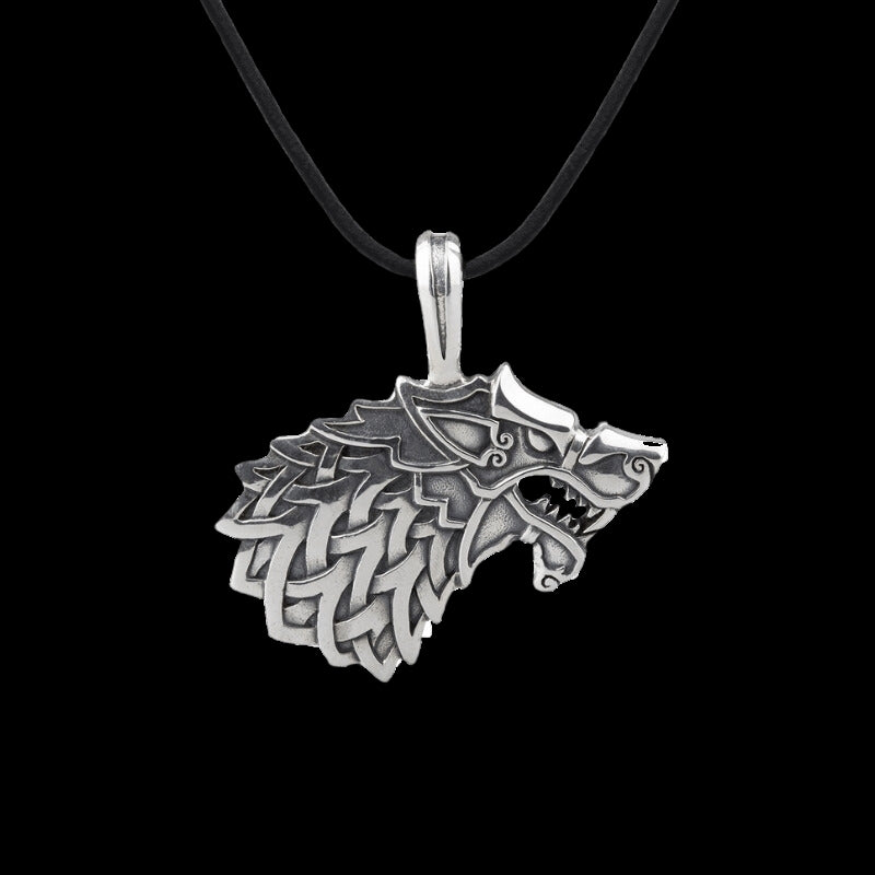 vkngjewelry Pendant Geri Wolf Of Odin Necklace