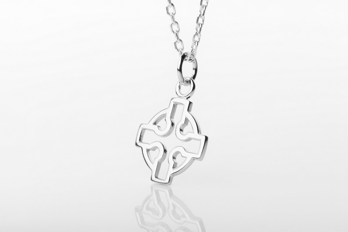 vkngjewelry Pendant Handmade Silver Celtic Cross Pendant