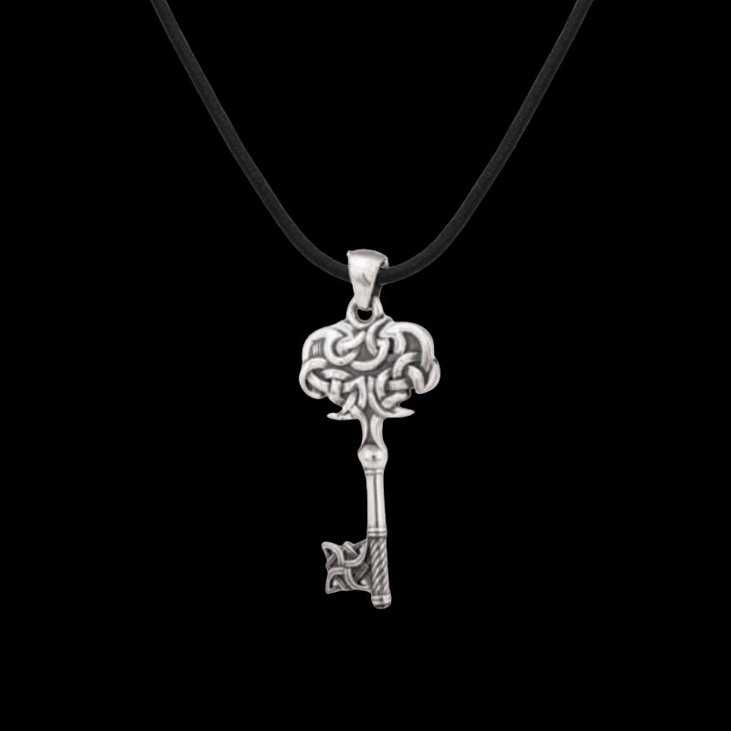 vkngjewelry Pendant Handcrafted Key Viking Ornament Sterling Silver Pendant