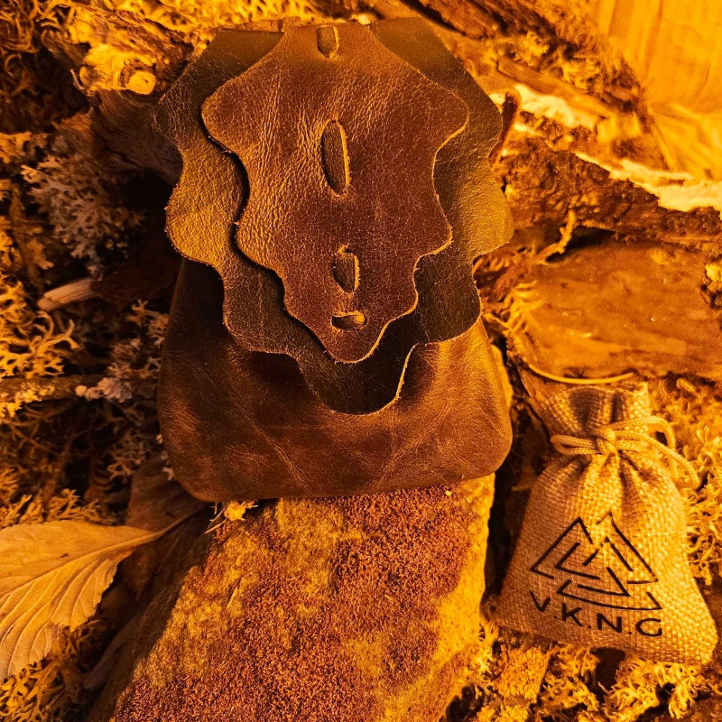 vkngjewelry home Leather Pouch