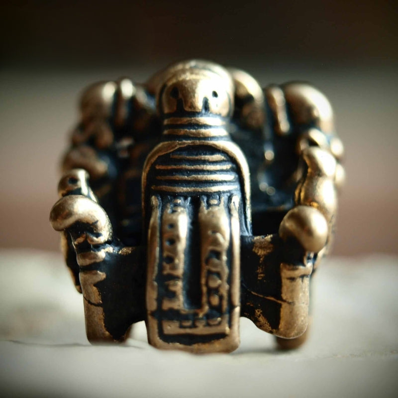 vkngjewelry Pendant Handcrafted Mini Odin Statuette From Lejre – Pendant Size