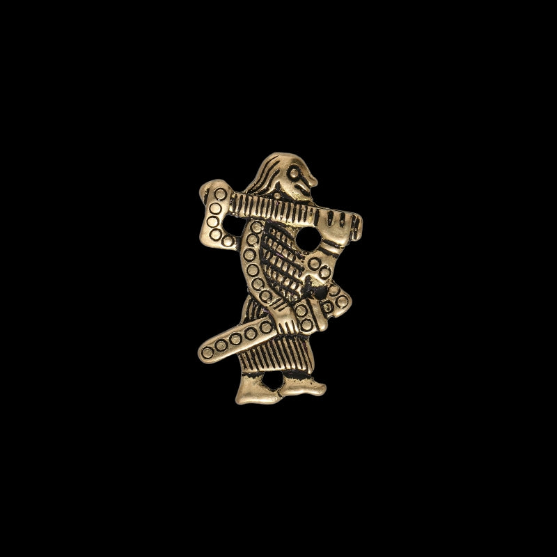 vkngjewelry Pendant Pendant"Warrior Amulet from Klahammar" bronze