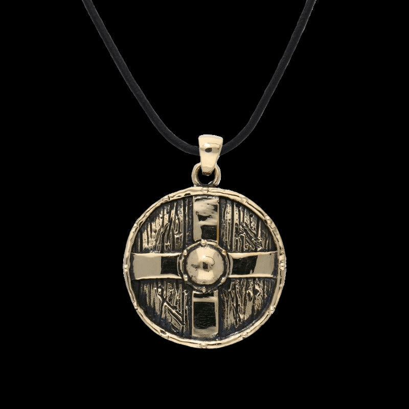 vkngjewelry Pendant Rollo's Shield Bronze Pendant