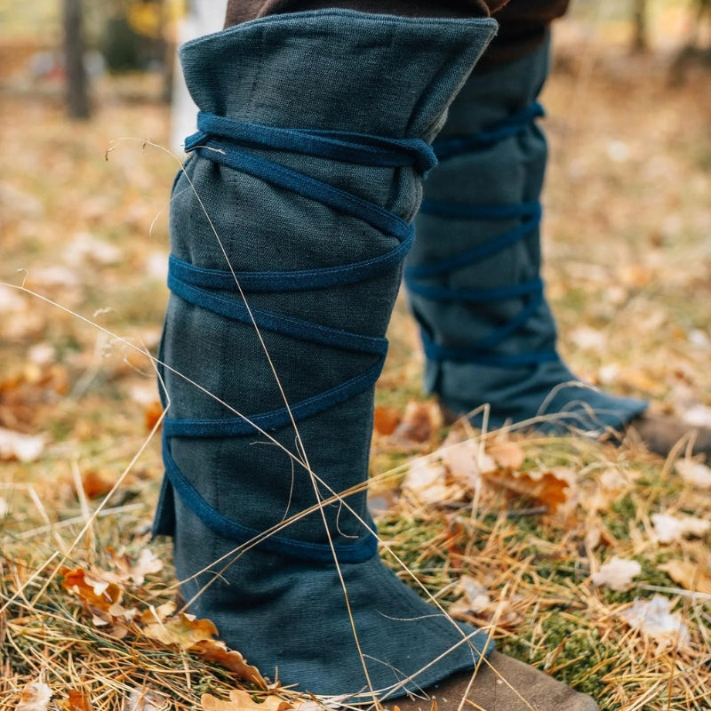 vkngjewelry Apparel & Accessories Viking Leg Protection Arvo Grey Blue