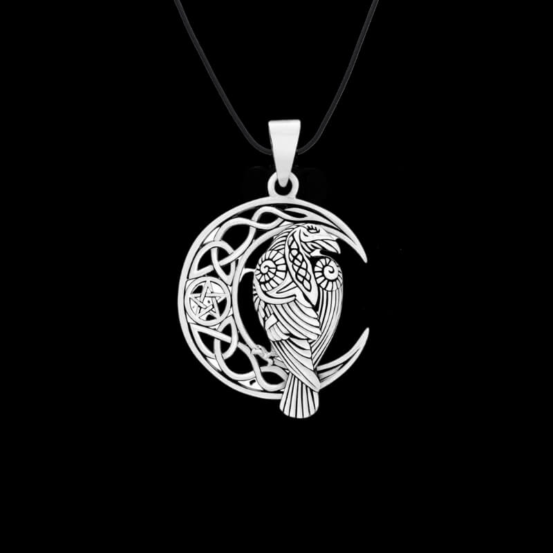 vkngjewelry Pendant VIKING RAVEN 925 STERLING SILVER PENDANT