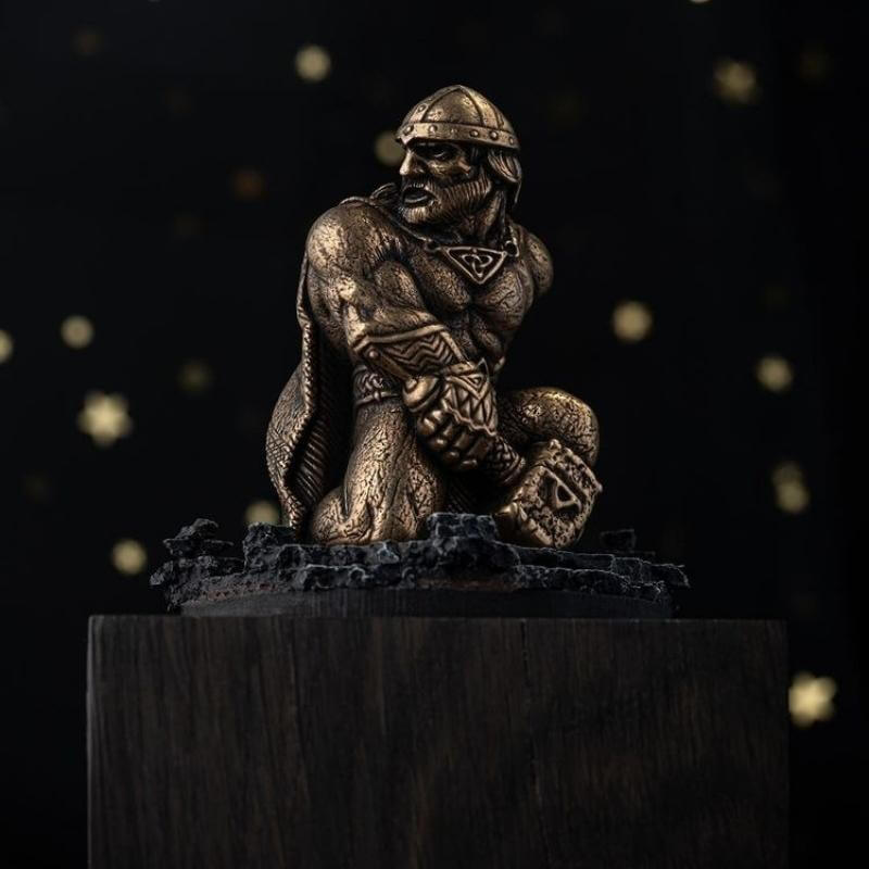 vkngjewelry Sculpture Thor Statuette Bronze