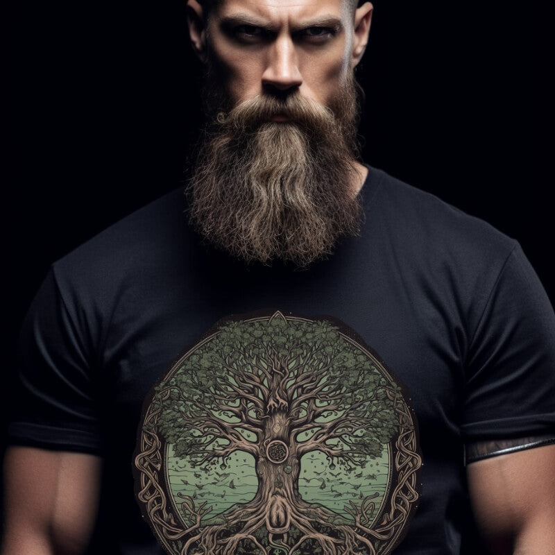 Printify T-Shirt Yggdrasil V4 V.K.N.G™ T-Shirt