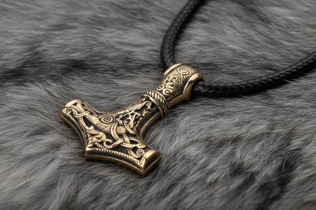 Brass Viking Pendants — Handcrafted Norse Amulets | VKNG