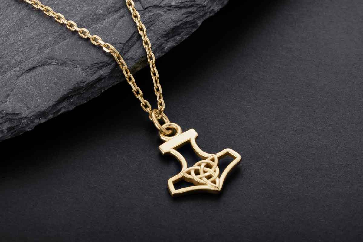 Gold Viking Pendants — Solid Gold Norse & Celtic Jewelry | VKNG