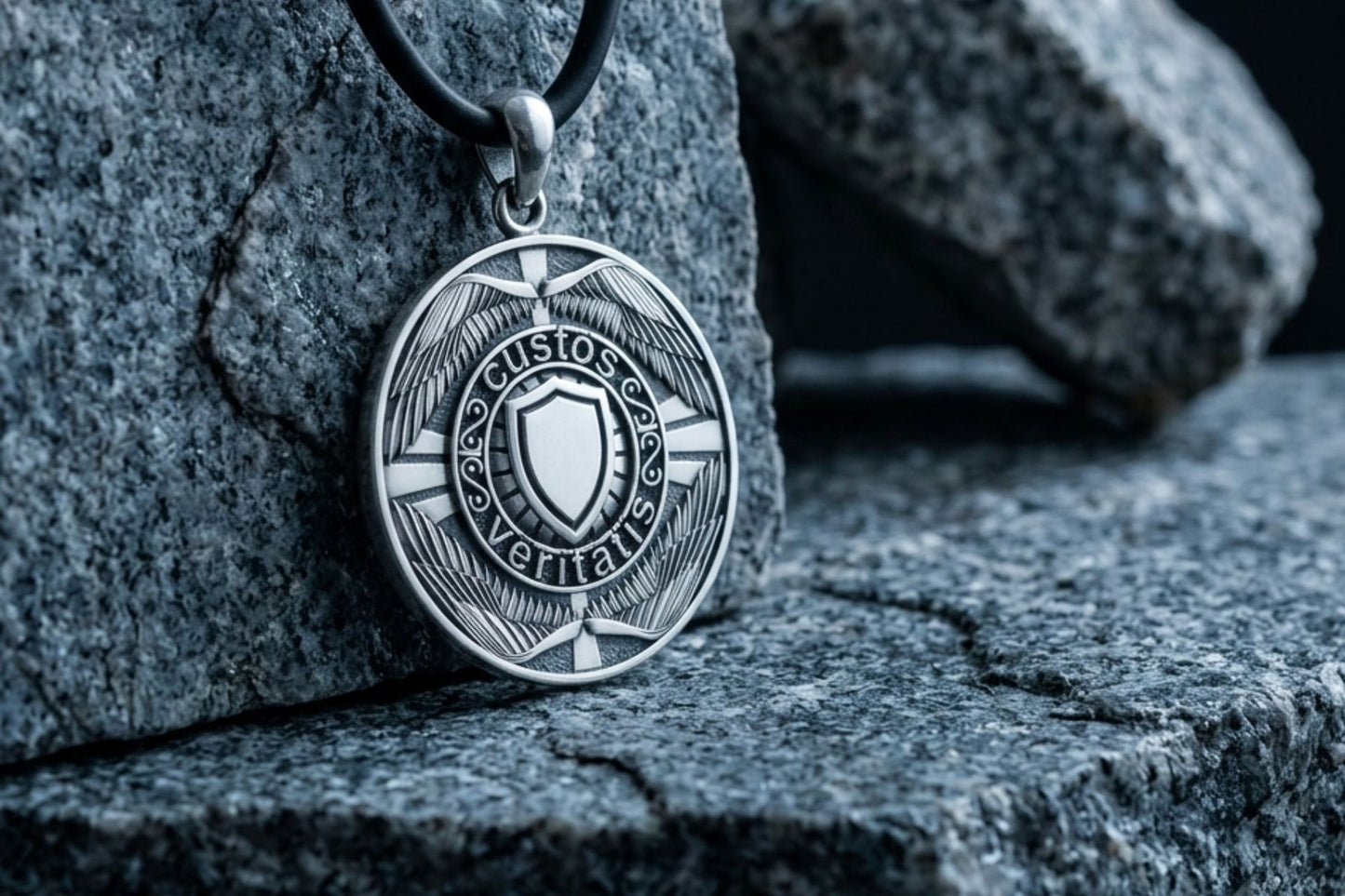vkngjewelry Pendant 925 Silver Pendant Of The Noble One – Keeper Of The Truth