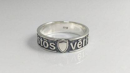 vkngjewelry Ring 925 Silver Ring of the Noble One – Guardian of Truth