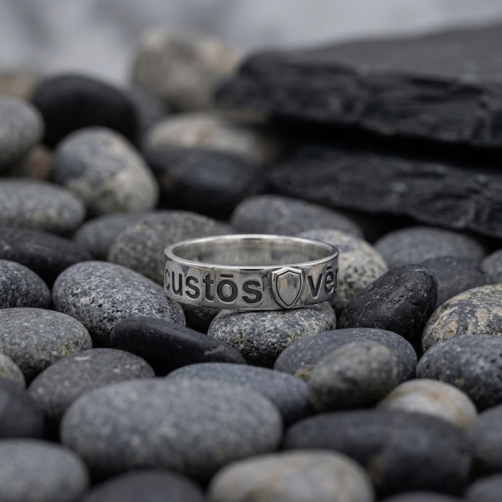 vkngjewelry Ring 925 Silver Ring of the Noble One – Guardian of Truth