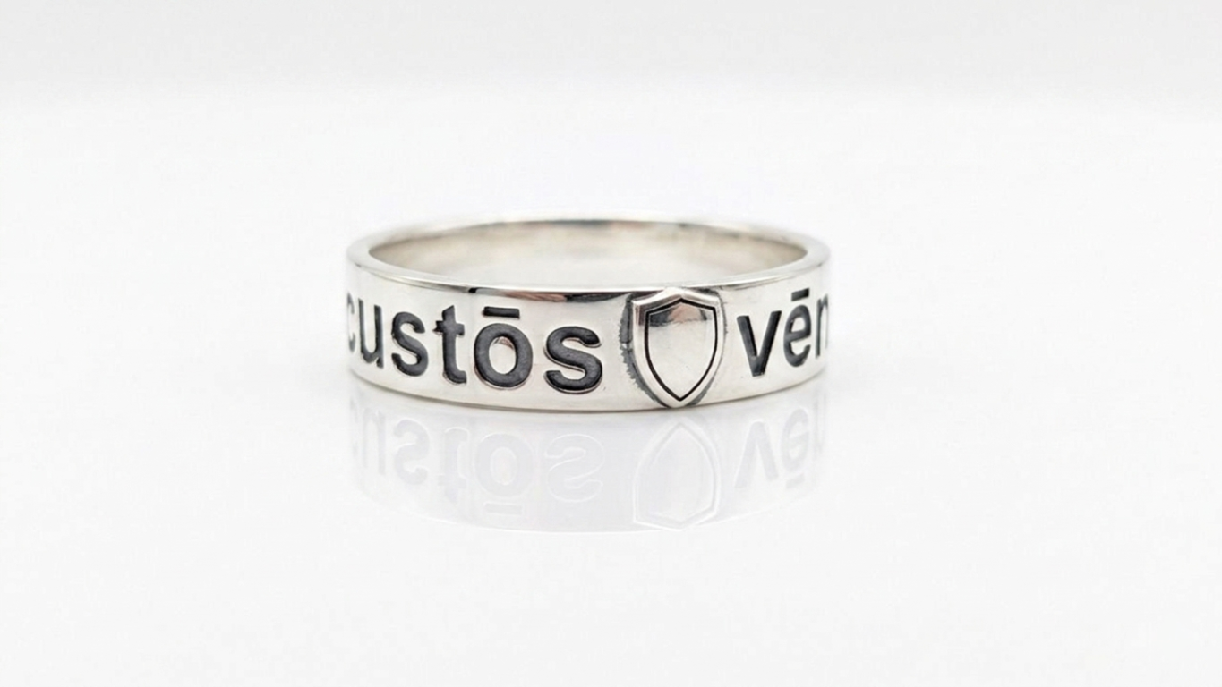 vkngjewelry Ring 925 Silver Ring of the Noble One – Guardian of Truth