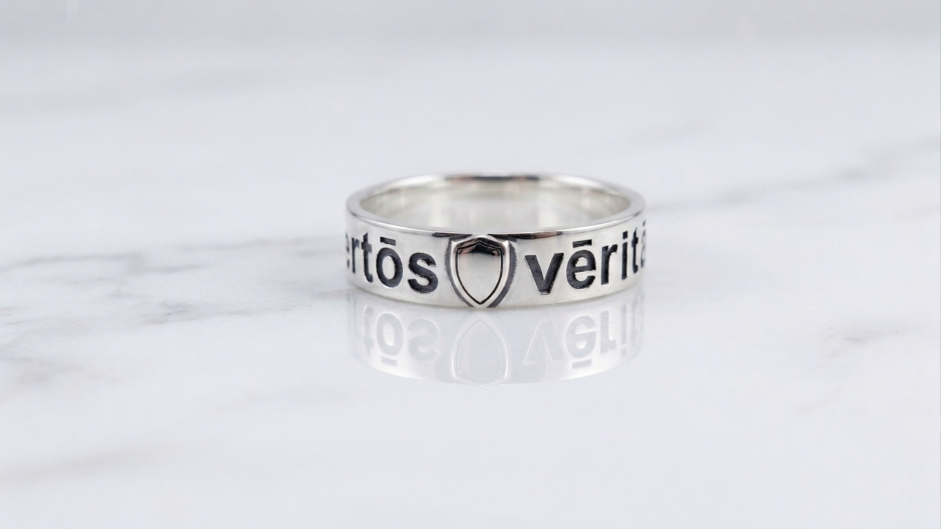 vkngjewelry Ring 925 Silver Ring of the Noble One – Guardian of Truth