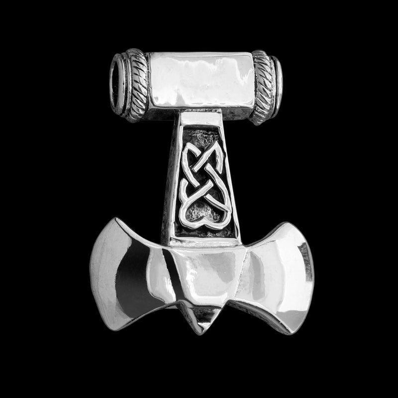 vkngjewelry Pendant 925 Sterling Silver Mjolnir Viking Axe Pendant