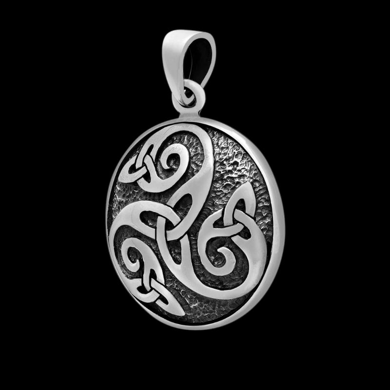vkngjewelry Pendant 925 Sterling Silver With Triskelion Pendant