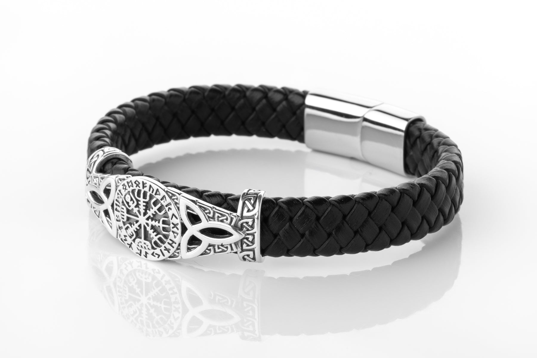 vkngjewelry Arm Ring Path of the North Leather Bracelet