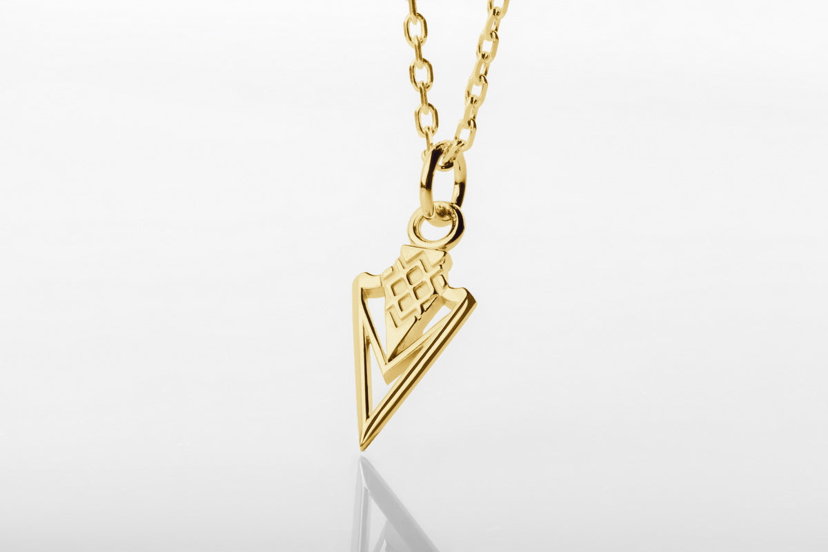 vkngjewelry Pendant Gungnir Spear Gold Pendant