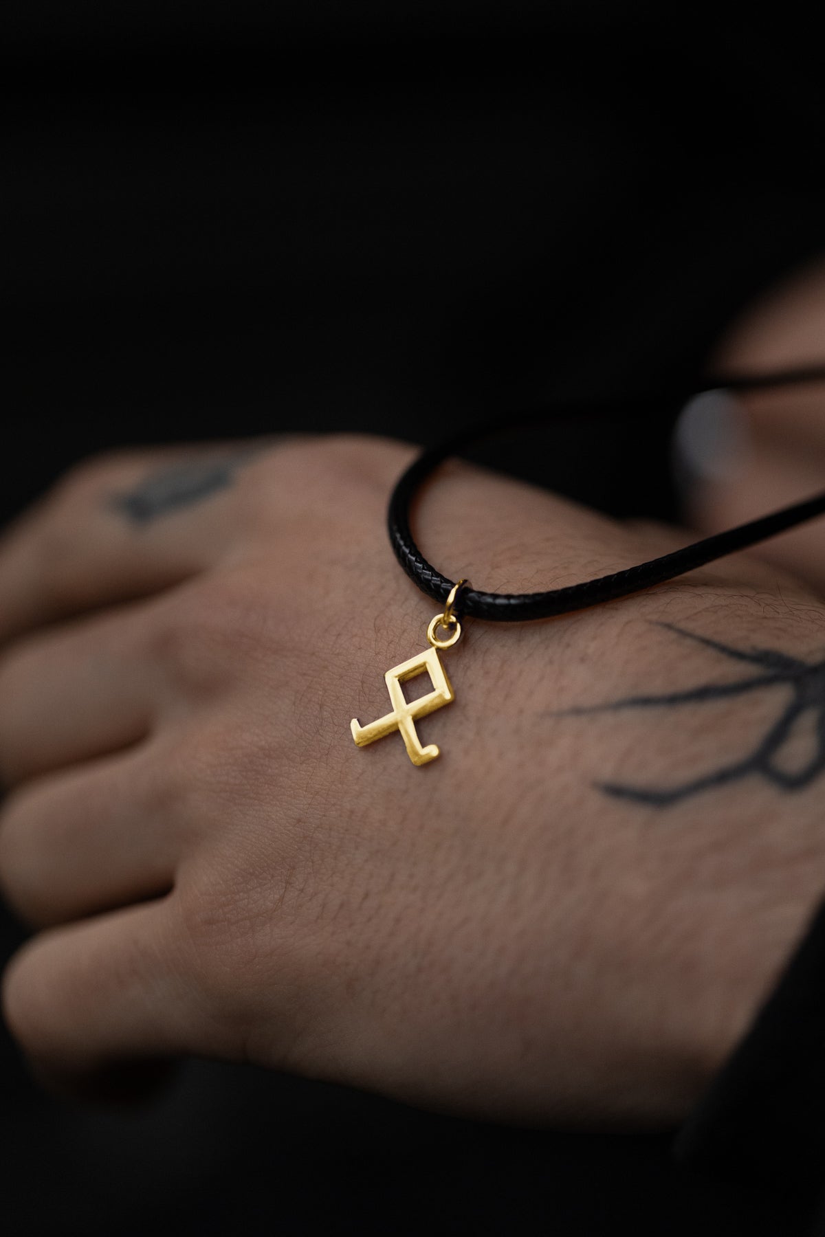 vkngjewelry Pendant Handmade Gold Rune Othala Pendant