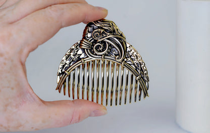 Handcrafted Eagle Solid Brass Beard Comb