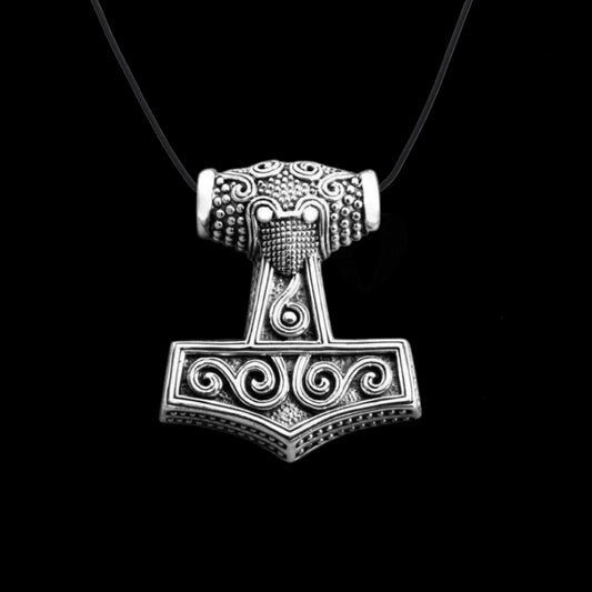 Sterling Silver Skane Replica Mjolnir Pendant