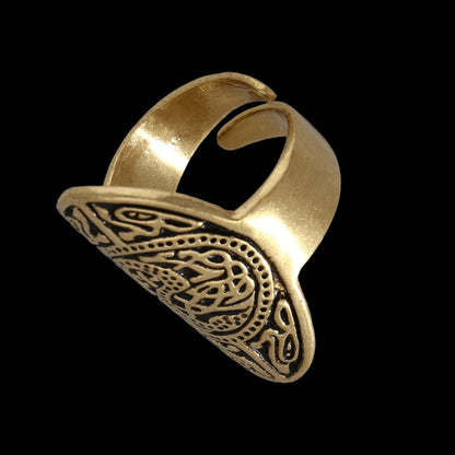 vkngjewelry Bagues Handcrafted Anglo-Saxon Ring of Thames Bronze