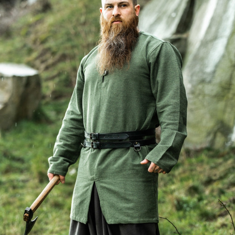 vkngjewelry Apparel & Accessories "Balduin” Viking Tunic Green