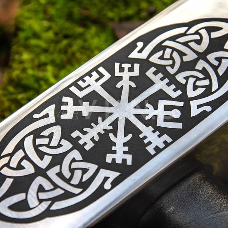 vkngjewelry marteau Big Viking hammer with Vegvisir