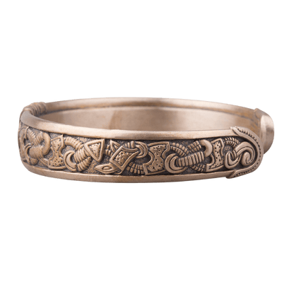 vkngjewelry Bracelet Bronze Viking Art Cuff