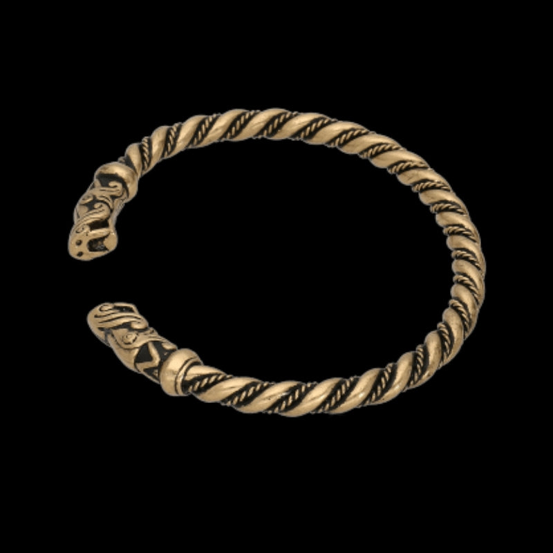 vkngjewelry Bracelet Handcrafted Armring from Gotland Viking Bronze