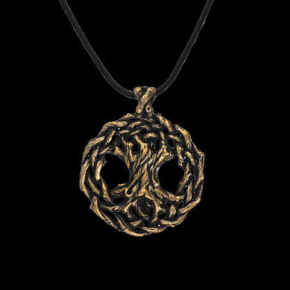 vkngjewelry Bronze Yggdrasil Necklace