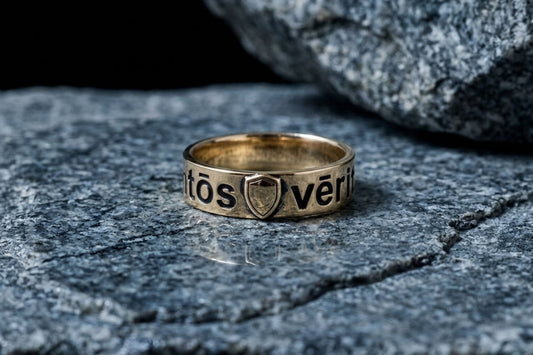 Anillo artesanal del Noble – Guardián de la Verdad