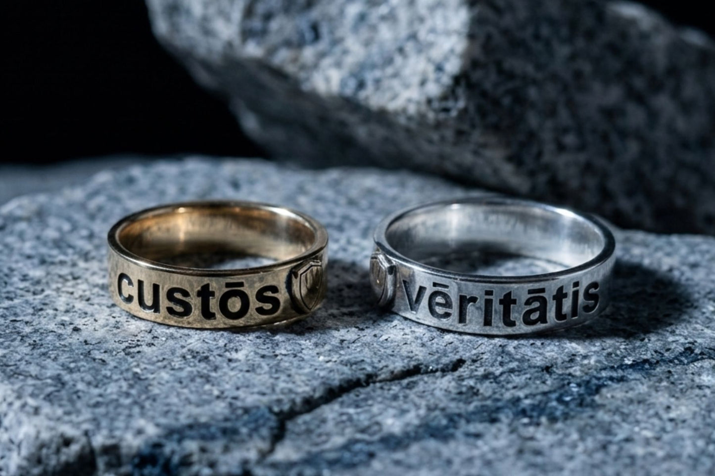 vkngjewelry Ring Bronze Handcrafted Ring of the Noble One – Guardian of Truth