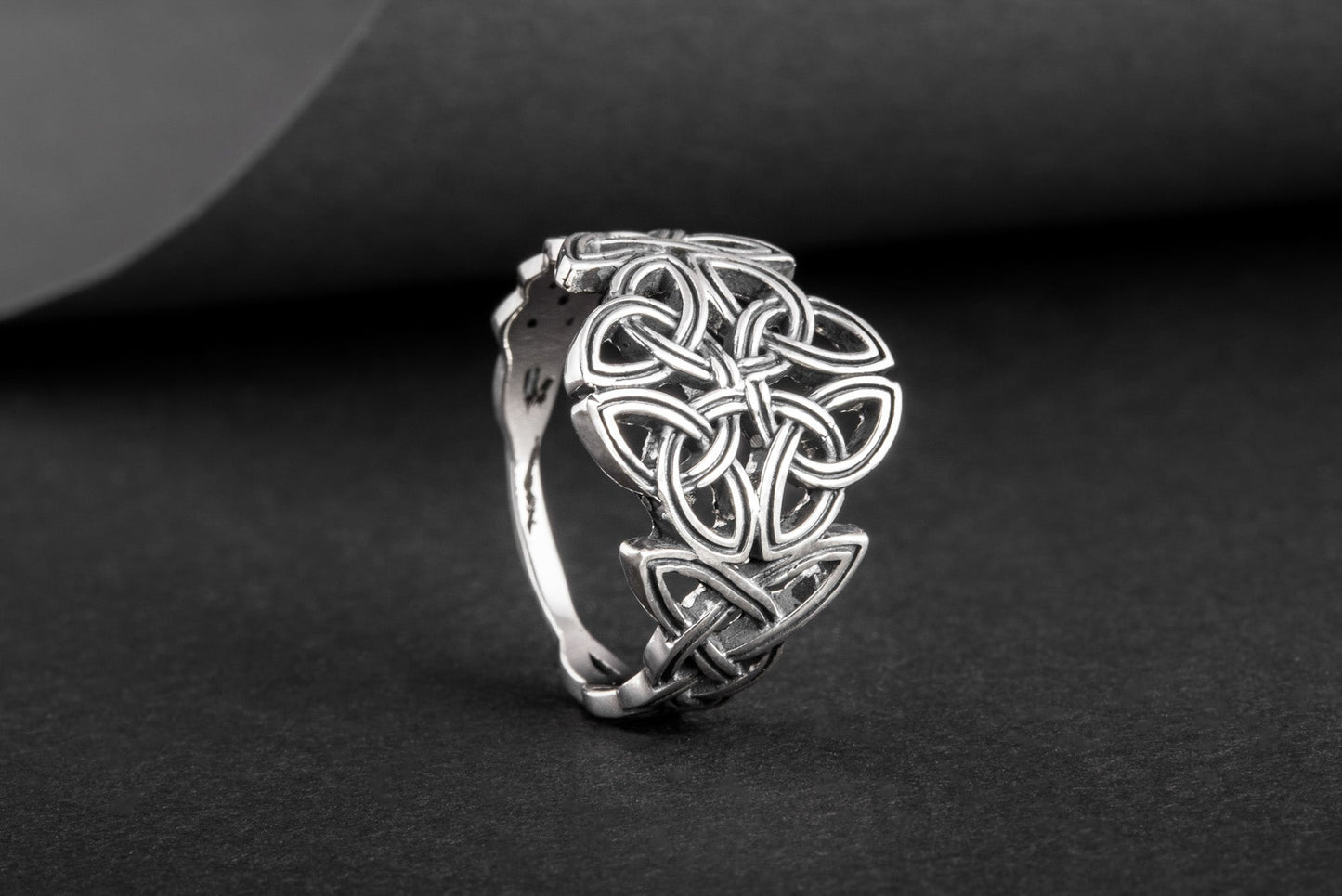 vkngjewelry Ring Handcrafted  Celtic Ornament Gold Ring