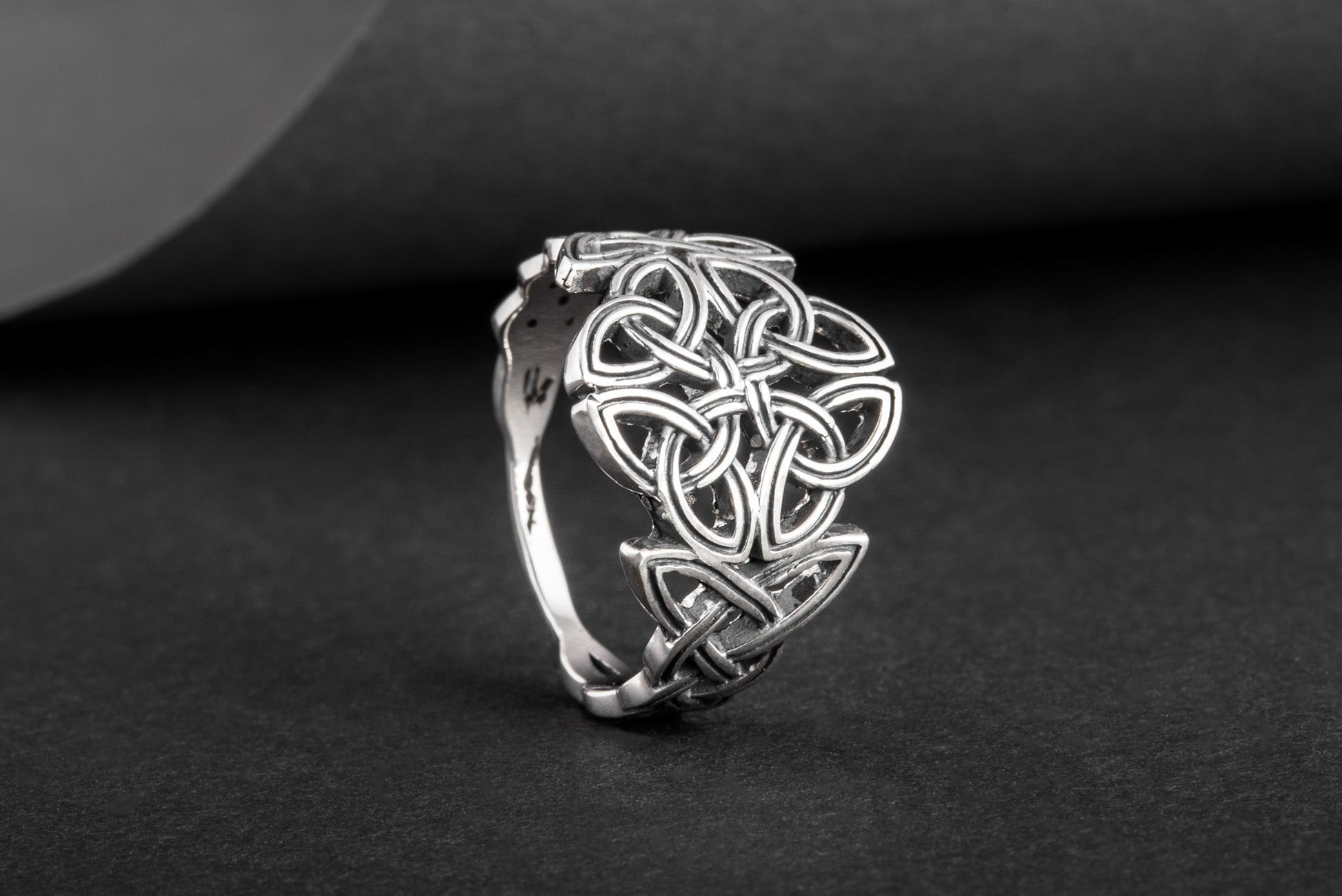 vkngjewelry Ring Handcrafted  Celtic Ornament Gold Ring