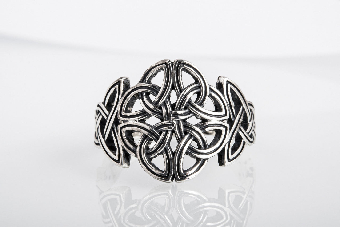 vkngjewelry Ring Handcrafted  Celtic Ornament Gold Ring