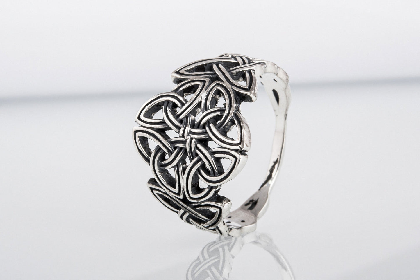 vkngjewelry Ring Handcrafted  Celtic Ornament Gold Ring