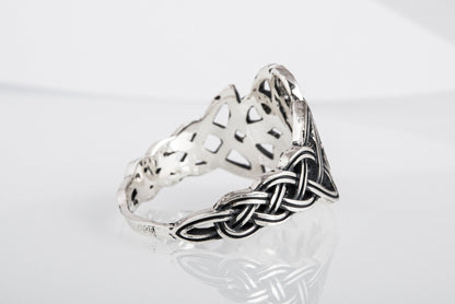 vkngjewelry Ring Handcrafted  Celtic Ornament Gold Ring