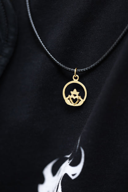 vkngjewelry Pendant Claddagh Celtic Pendant - Symbol of Love, Loyalty & Friendship