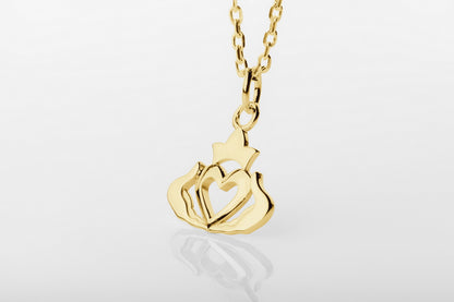 vkngjewelry Pendant Claddagh Celtic Pendant - Symbol of Love, Loyalty & Friendship V2