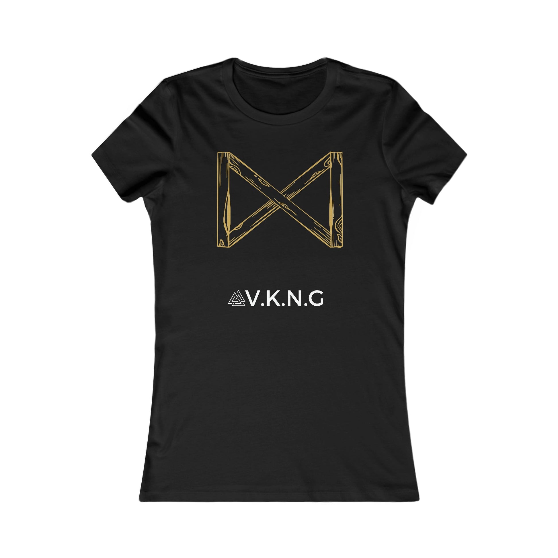 Printify T-Shirt Dagaz Rune V.K.N.G™ T-shirt Girly Cut