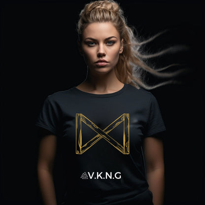 Printify T-Shirt Dagaz Rune V.K.N.G™ T-shirt Girly Cut