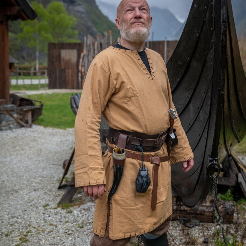 vkngjewelry Apparel & Accessories “Erwin” Viking Tunic With Embroidery