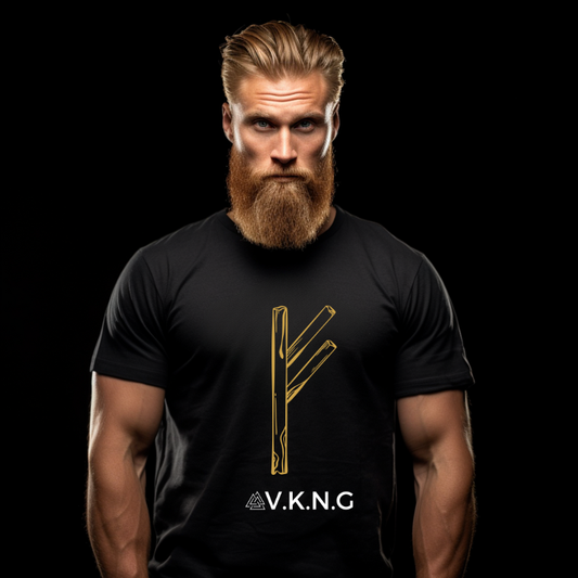 Printify T-Shirt Fehu Rune V.K.N.G™ T-shirt
