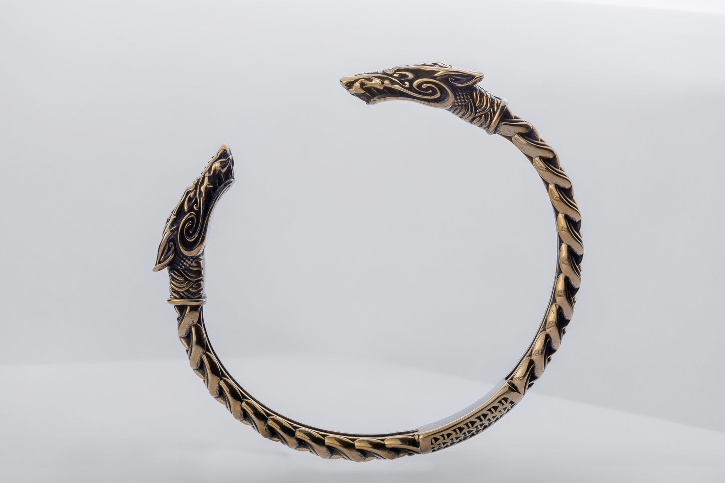 vkngjewelry Bracelet Handcrafted Fine Ornament Armring Fenrir Silver Sterling