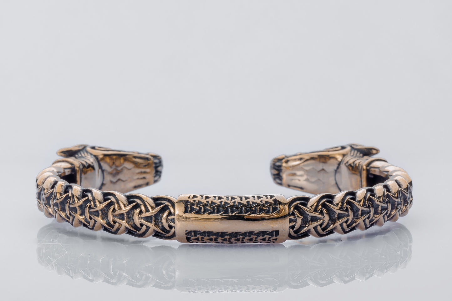 vkngjewelry Bracelet Handcrafted Fine Ornament Armring Fenrir Silver Sterling